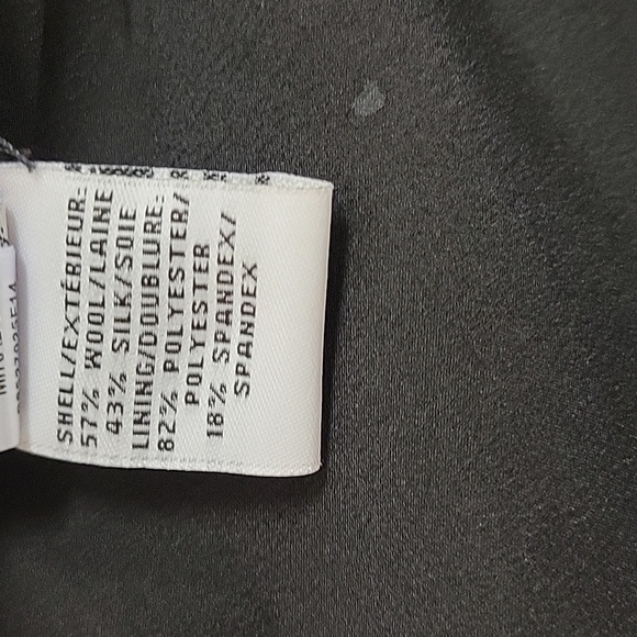 Diane von Furstenberg wool/silk skater skirt. women's sz 2 black cream NWT - Picture 5 of 7